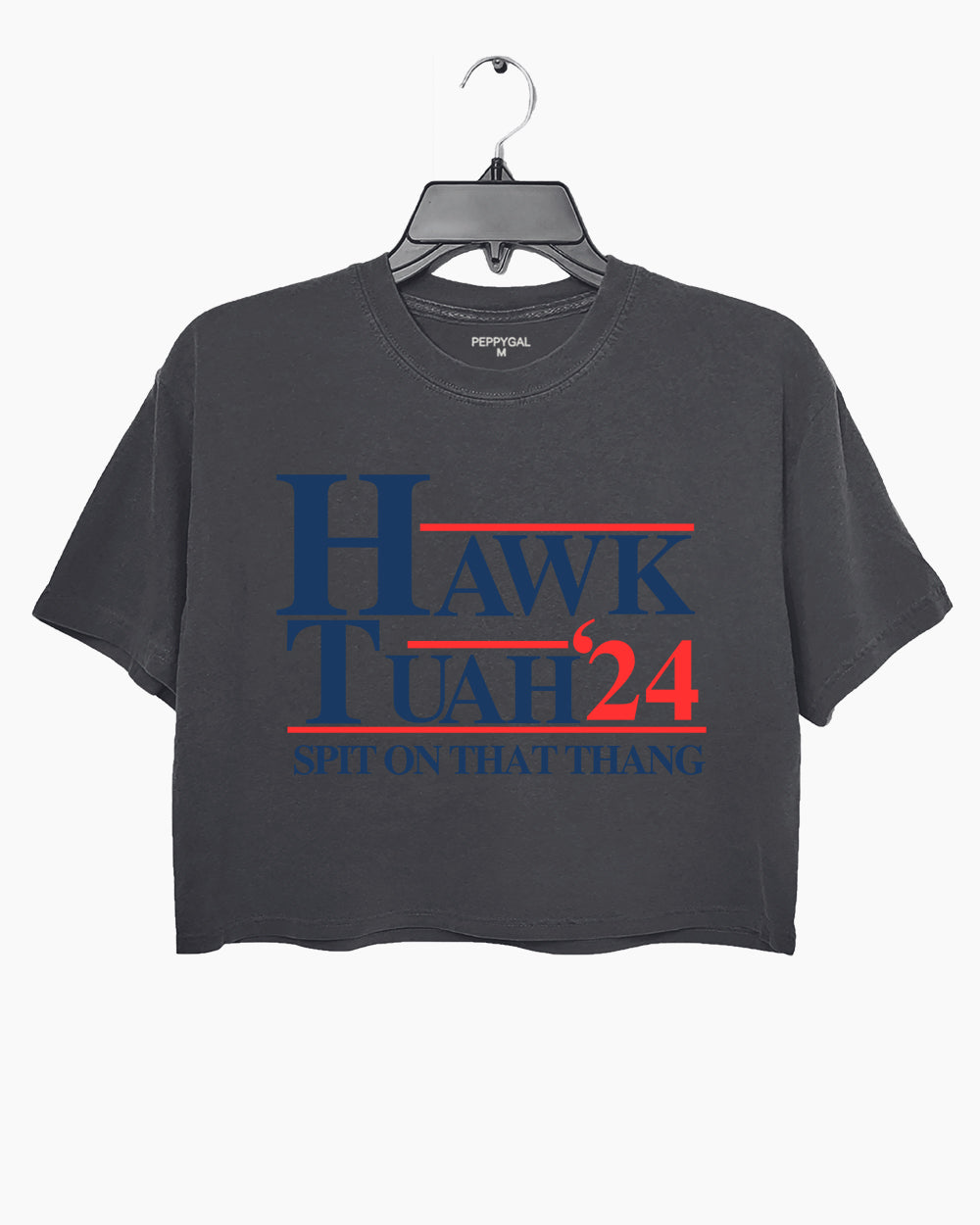 Hawk Tuah '24 Spit On That Thang Crop Top