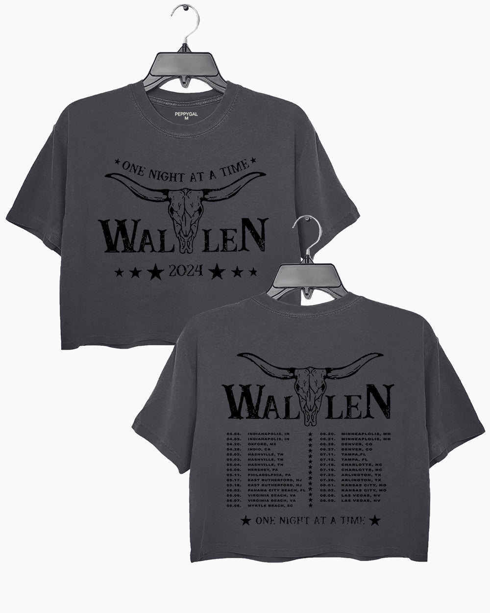 Morgan Wallen One Night At A Time Tour 2024 Crop Top