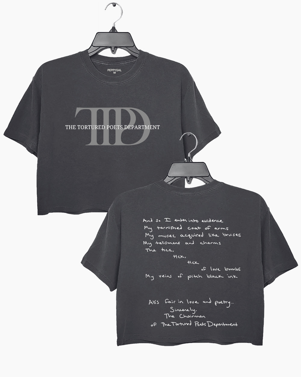 Taylor Swift The Tortured Poets Department Crop Top