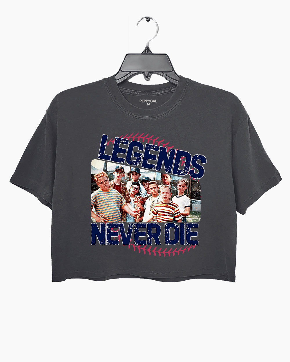 The Sandlot Legends Never Die Crop Top