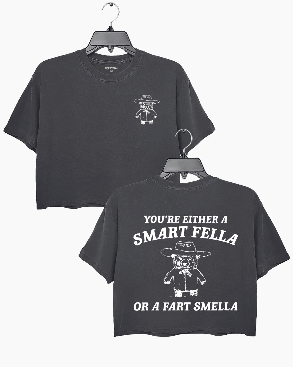 Are You A Smart Fella Or Fart Smella? Crop Top