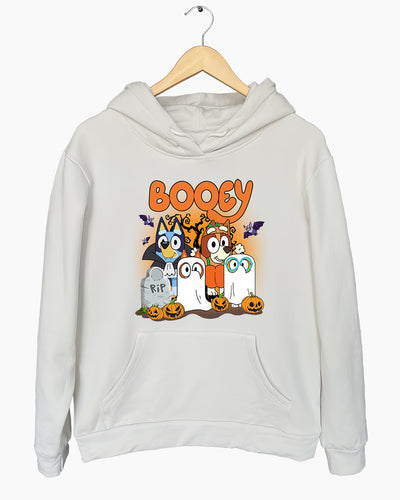 Bluey Booey Family Trick Or Treat Cute Halloween Hoodie