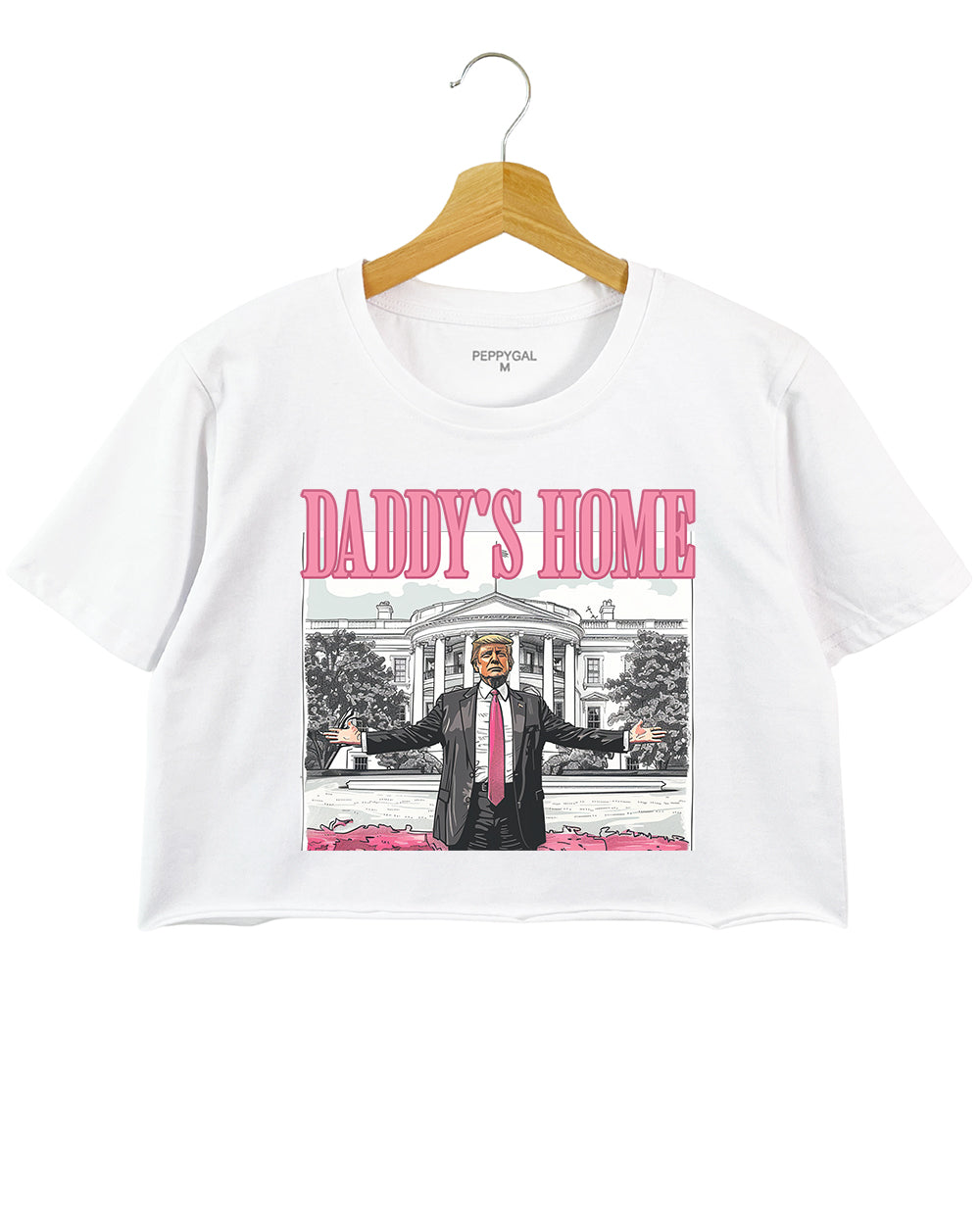 Daddy's Home Humour Crop Top