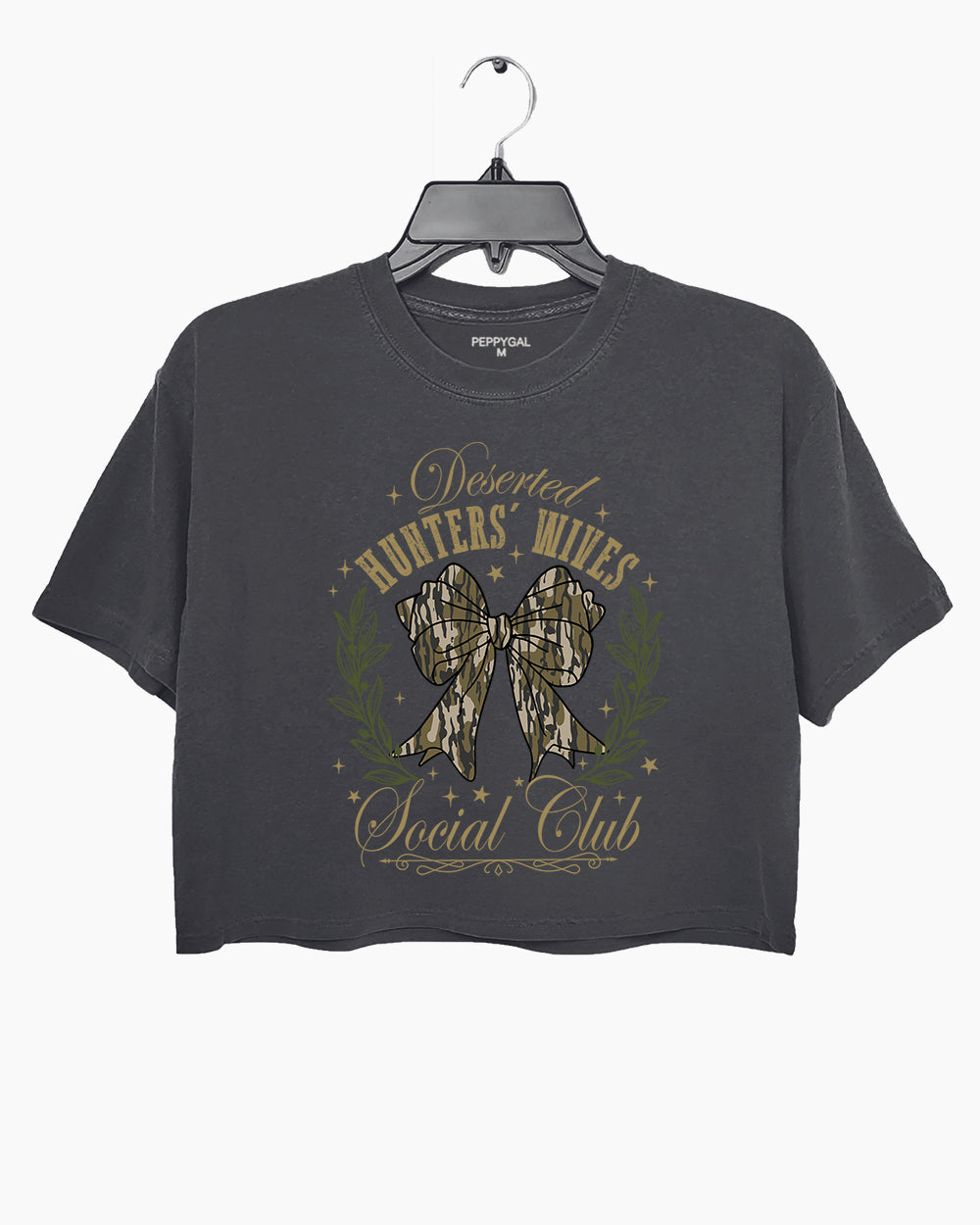 Deserted Hunters Wives Social Club Crop Top