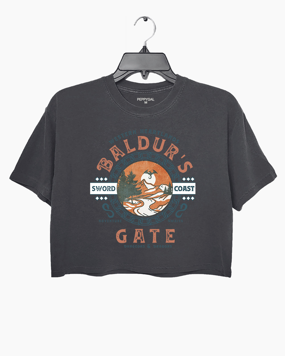 Dungeons & Dragons Adventure Awaits at Baldur's Gate Crop Top