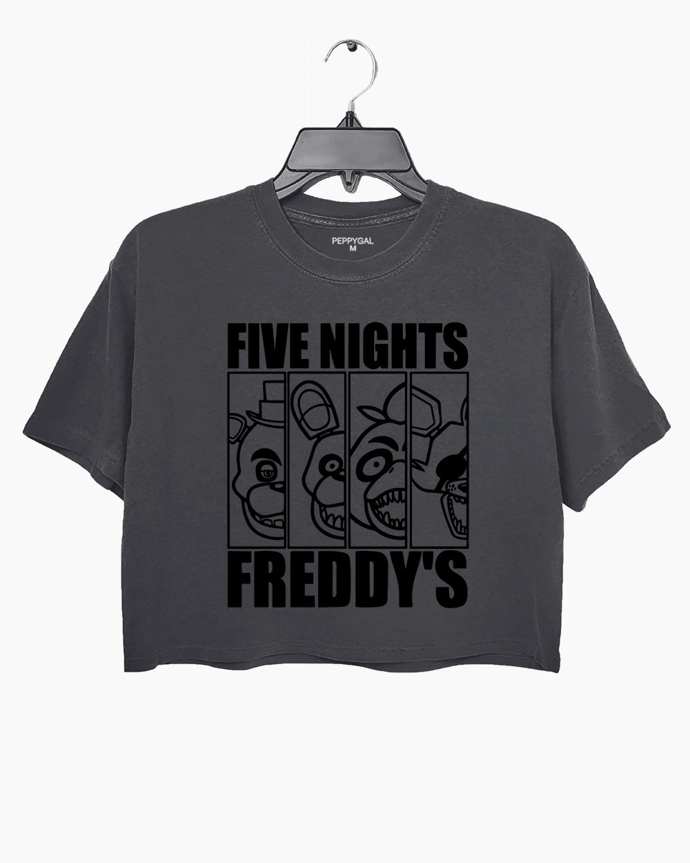 Five Nights At Freddys Halloween Crop Top