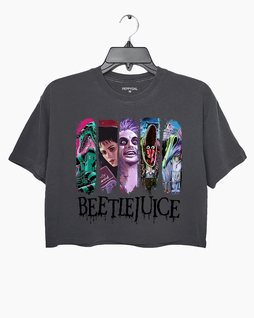 Halloween Beetle Juice Crop Top