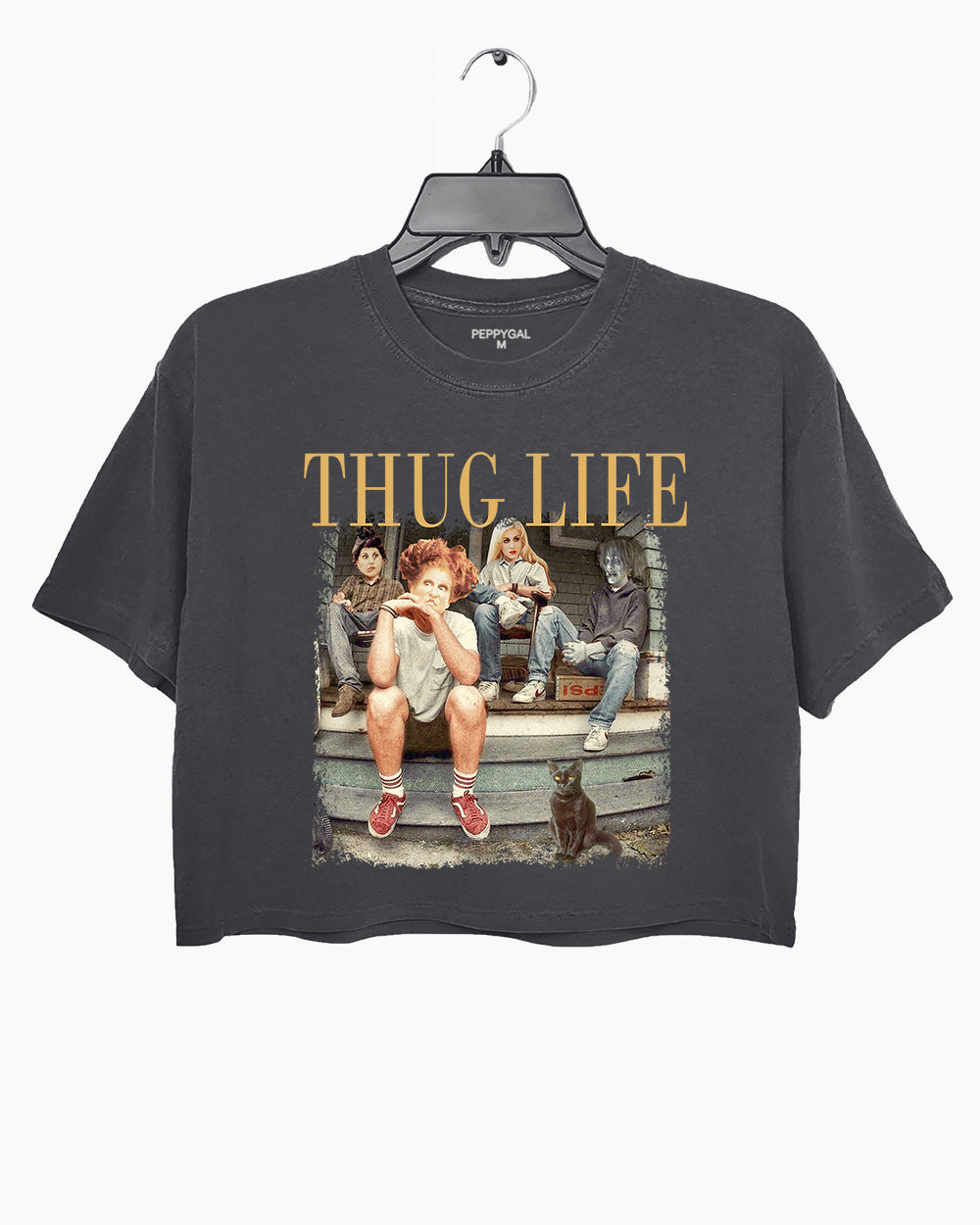 Hocus Pocus Thug Life Bad Witches Crop Top