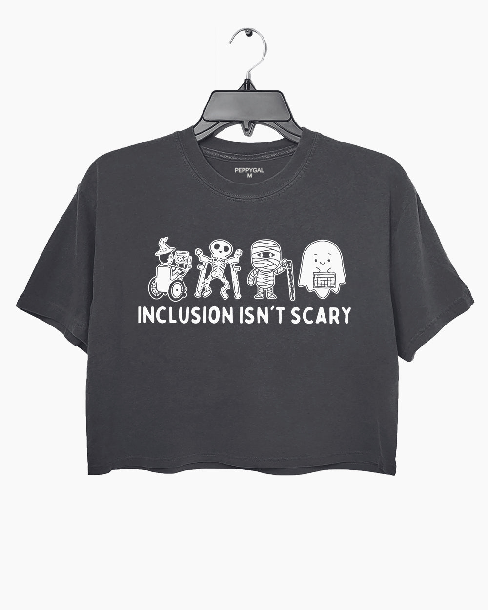 Inclusion Isn't Scary Halloween Crop Top