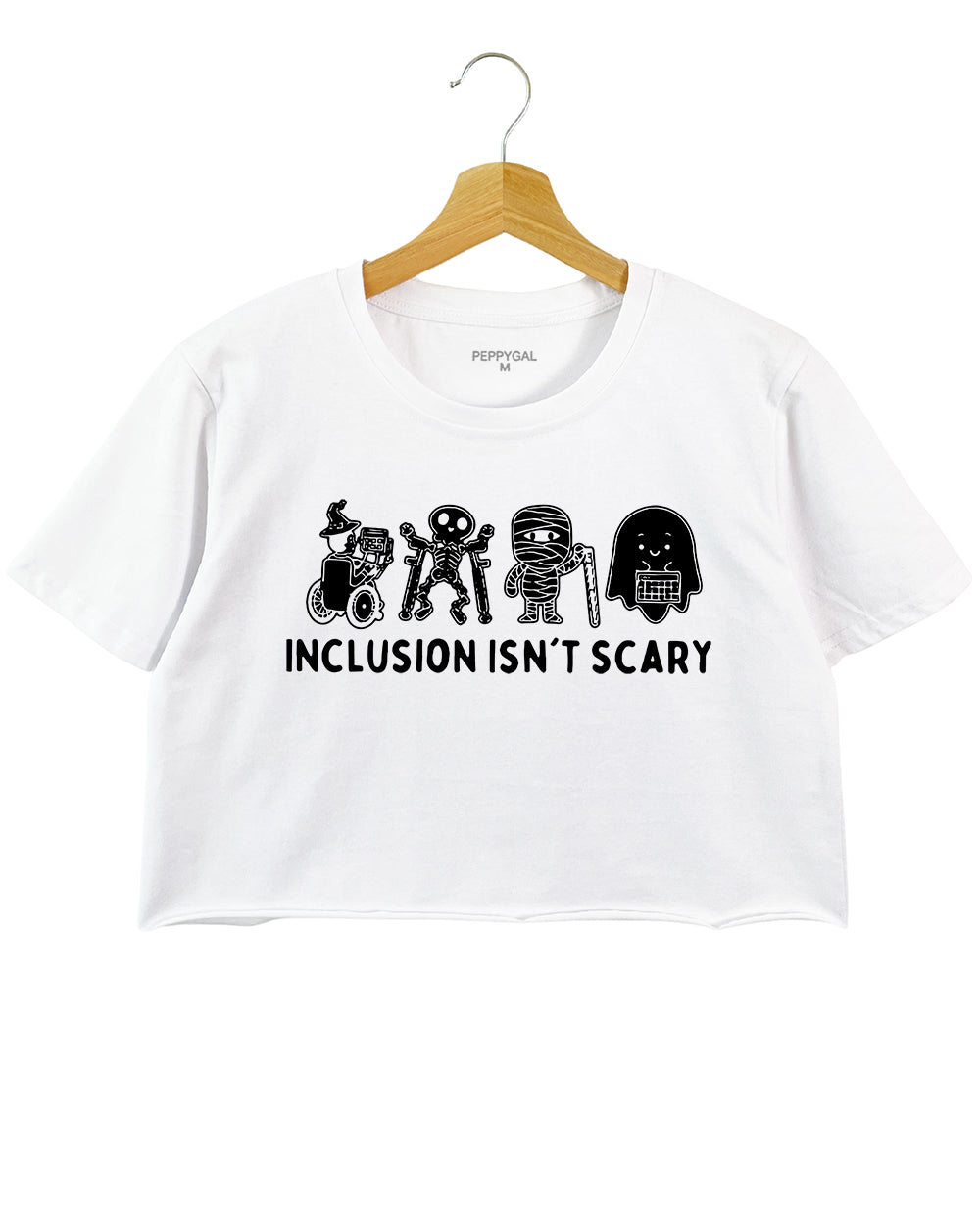 Inclusion Isn't Scary Halloween Crop Top