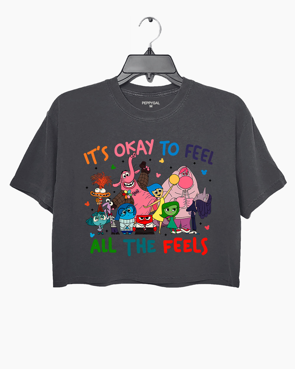 It's Okay To Feel All The Feels Inside Out 2 Crop Top