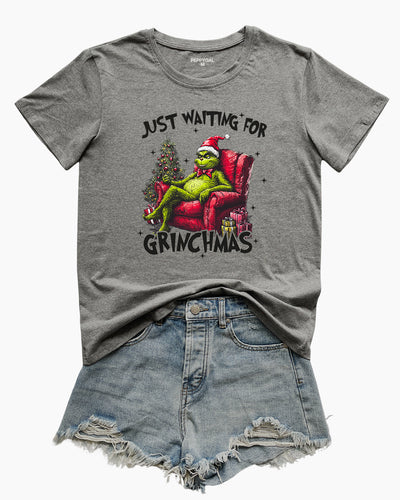 Just Waiting For Christmas Tee