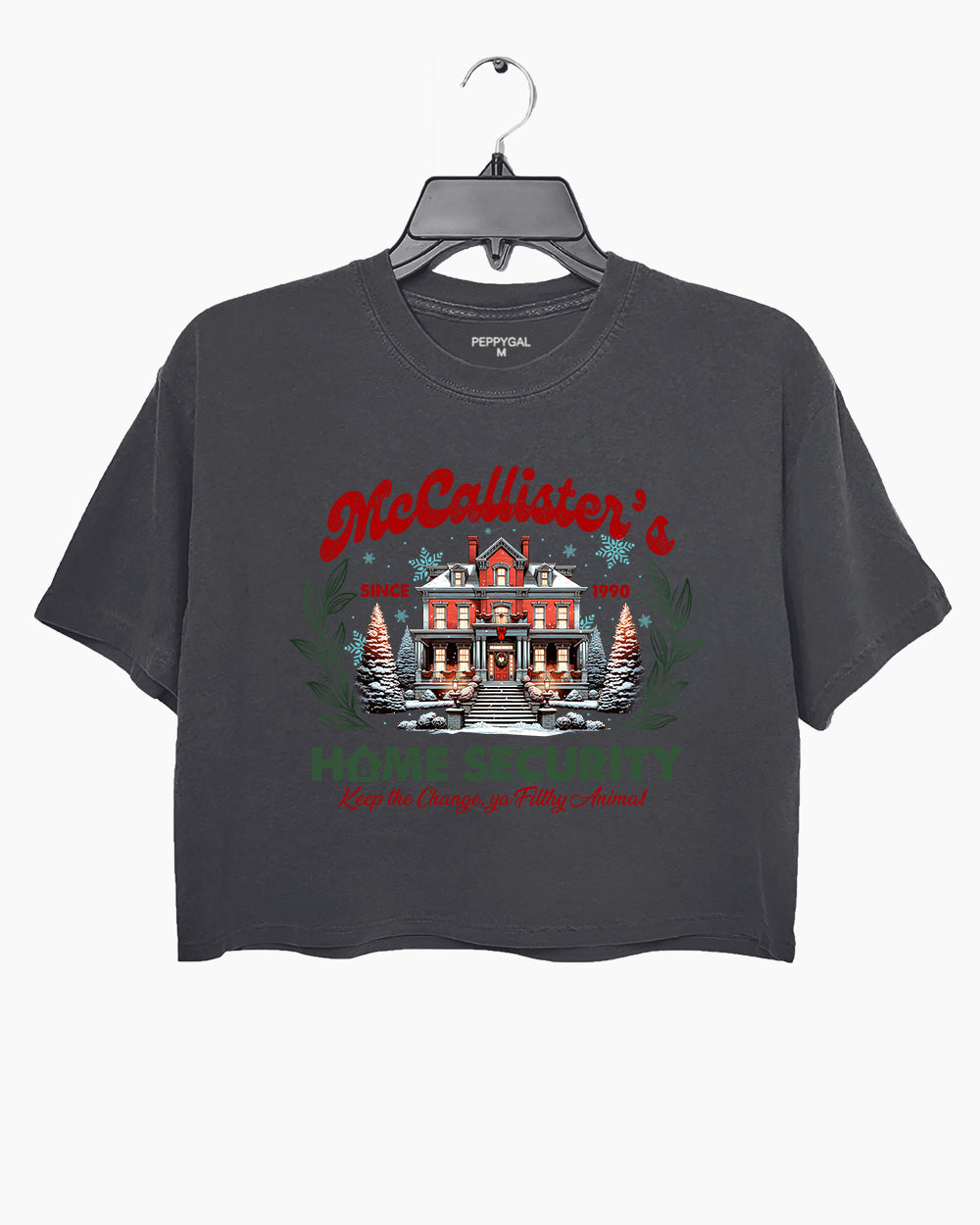 McCallister's Home Security Home Alone Christmas Crop Top
