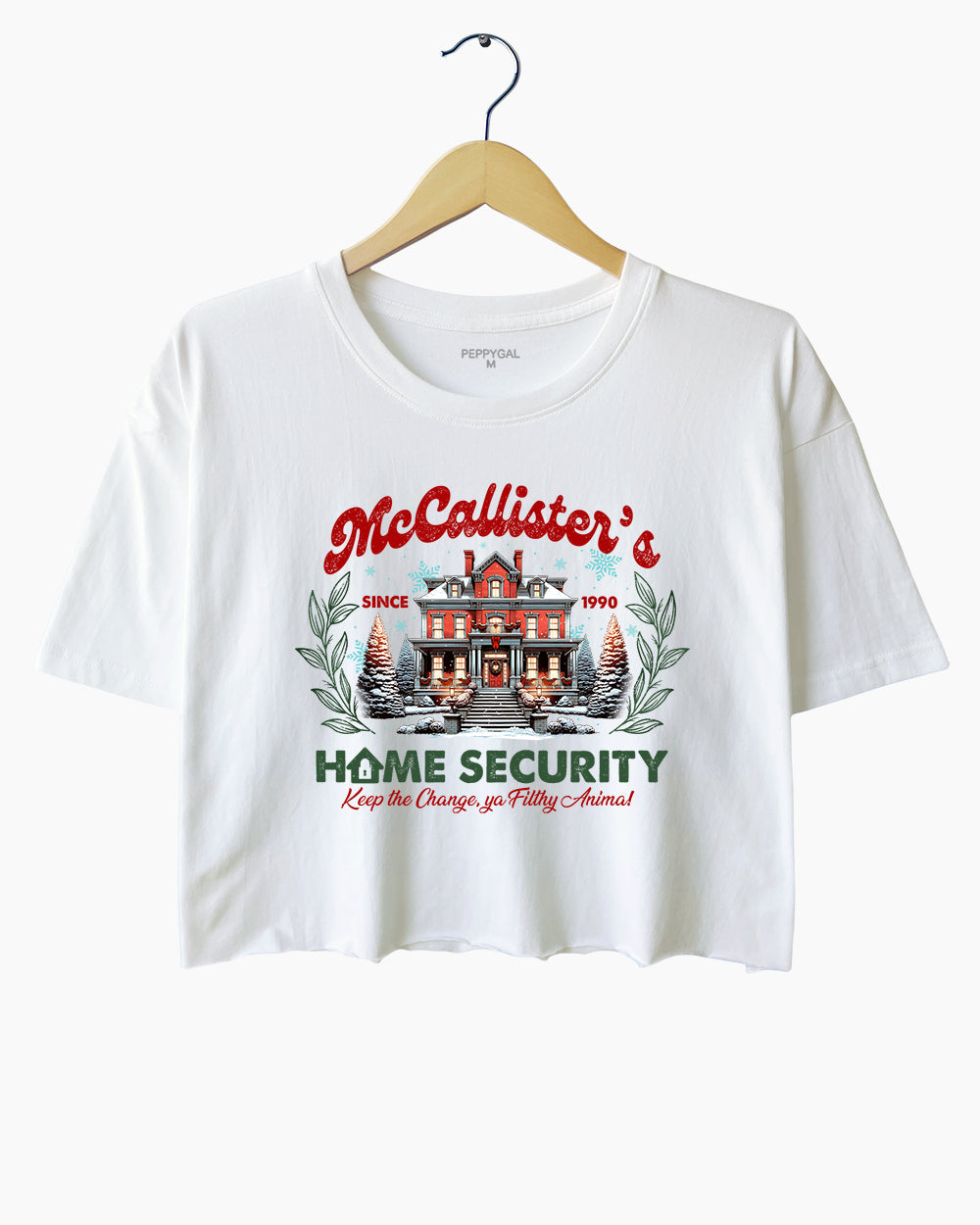 McCallister's Home Security Home Alone Christmas Crop Top