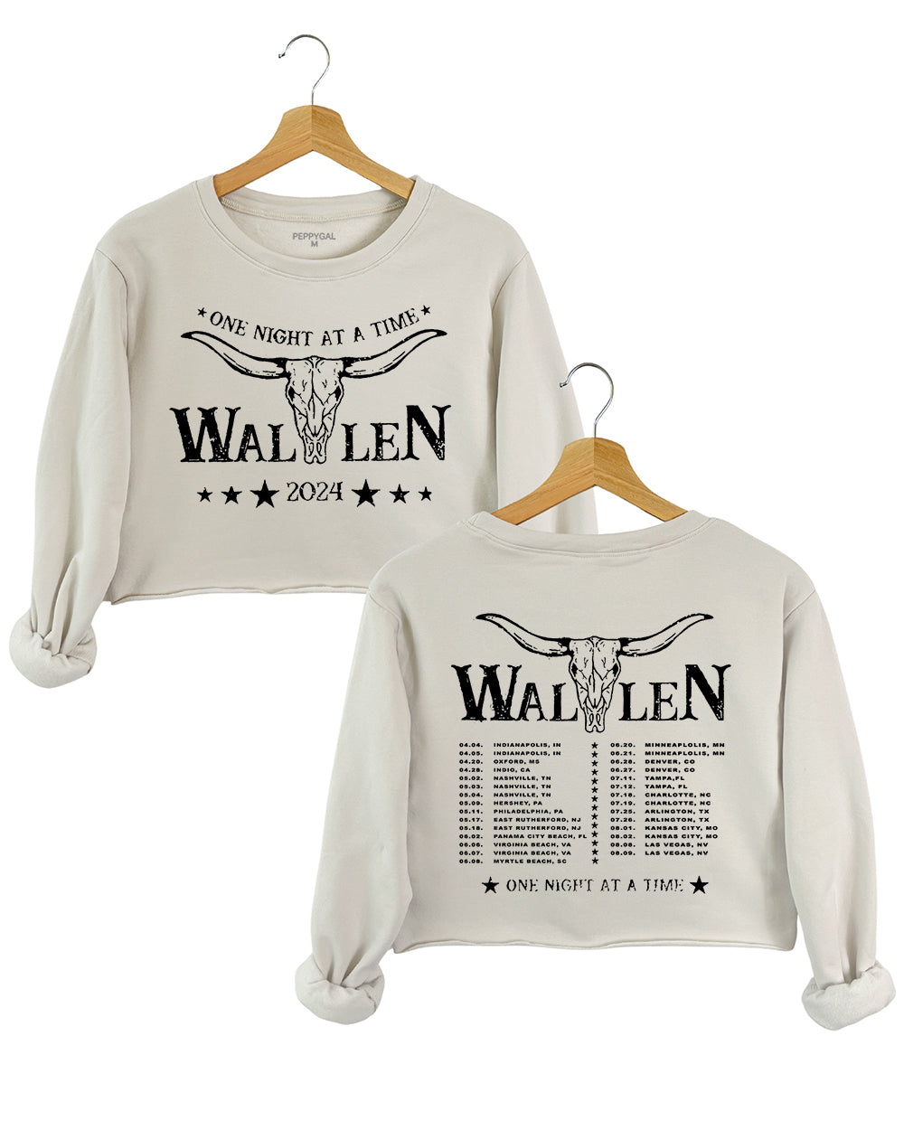 Morgan Wallen One Night At A Time Tour 2024 Crop Sweatshirt