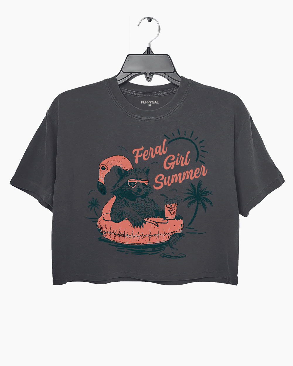 Opossum Feral Girl Summer Crop Top