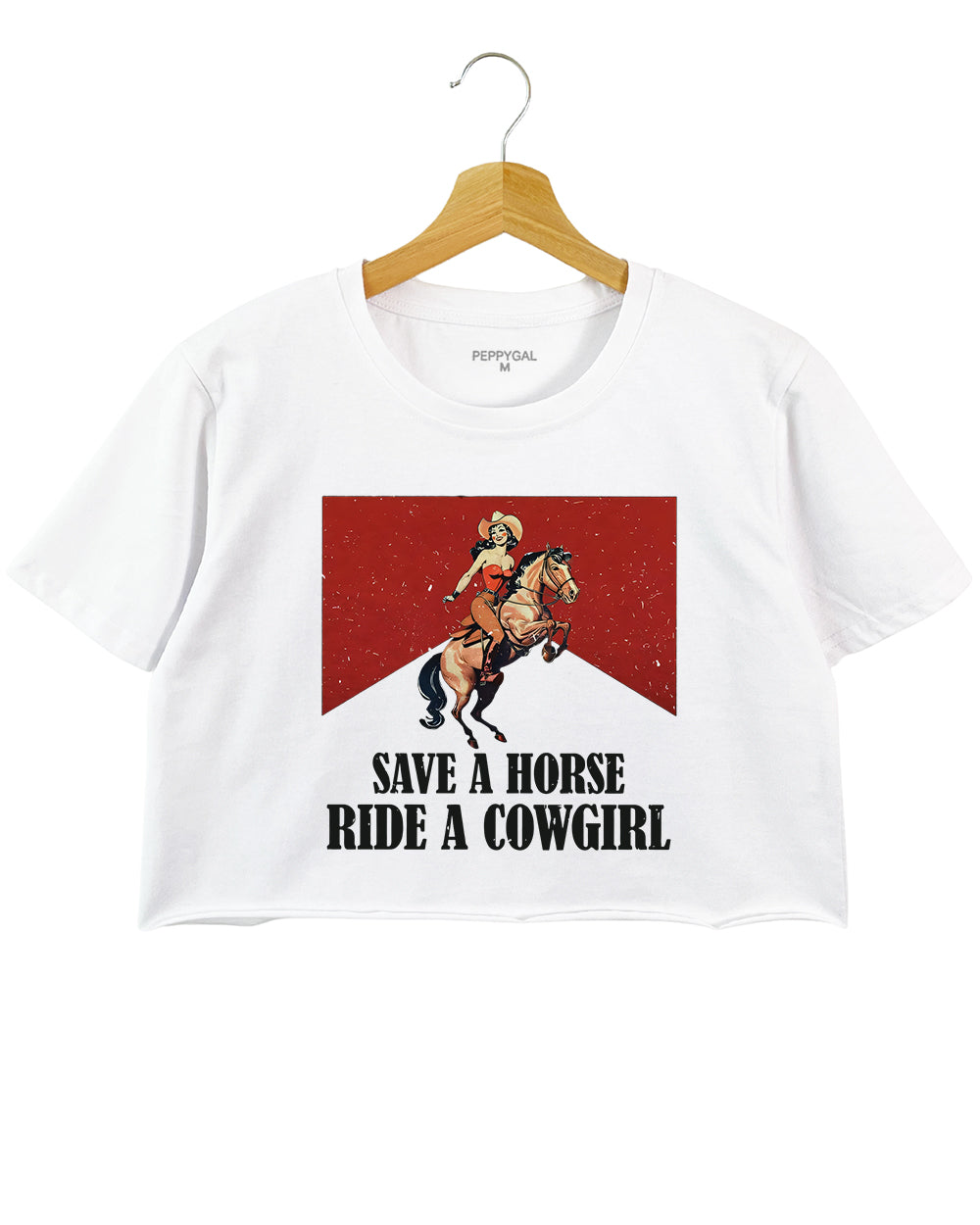 Save A Horse Ride A Cowgirl Western Rodeo Crop Top