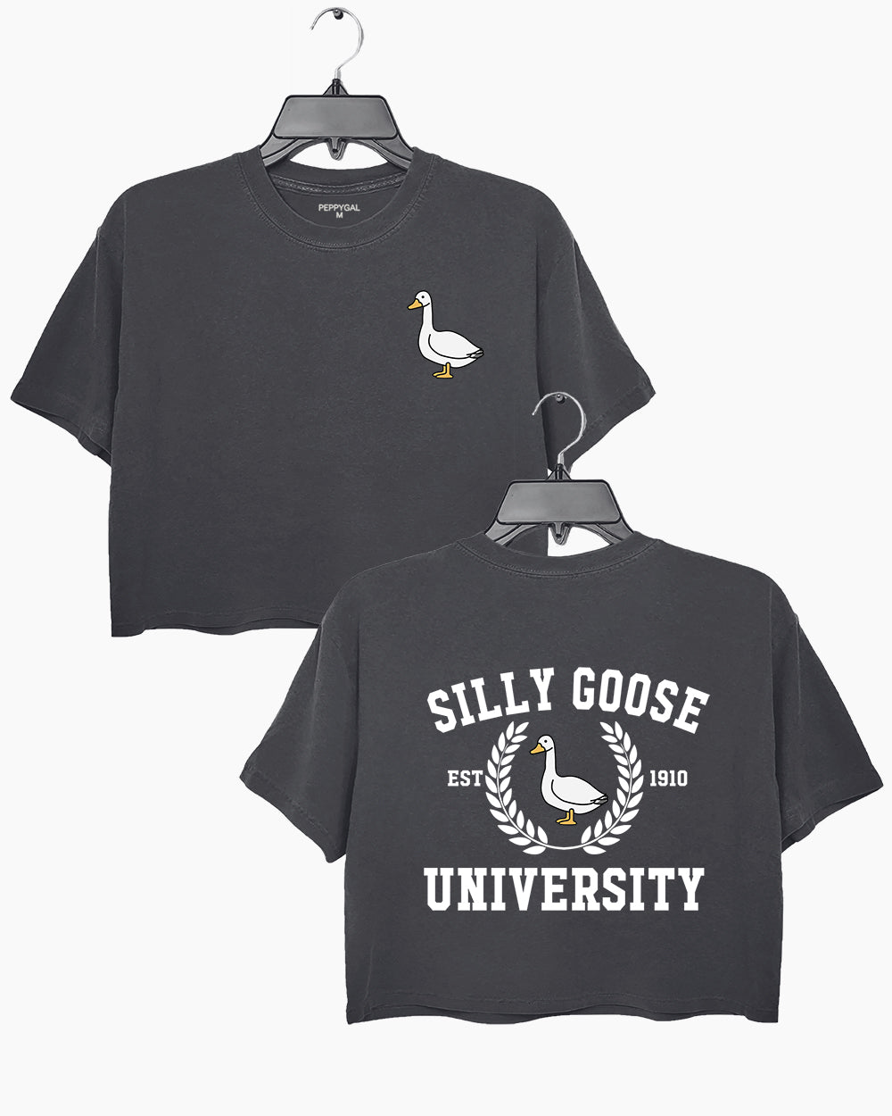 Silly Goose University Crop Top