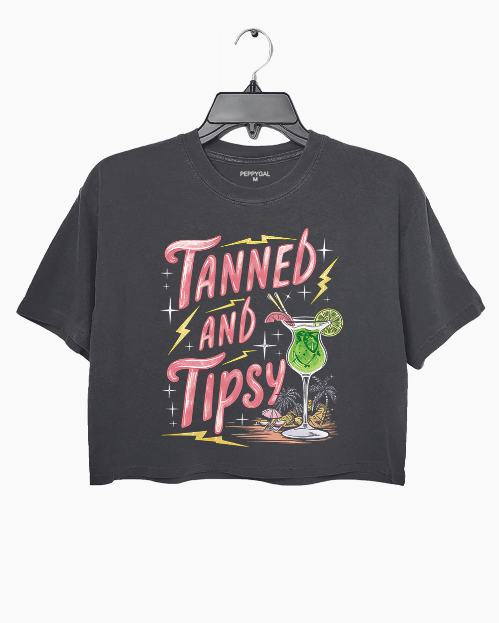 Tanned And Tipsy Summer Vibes Tee