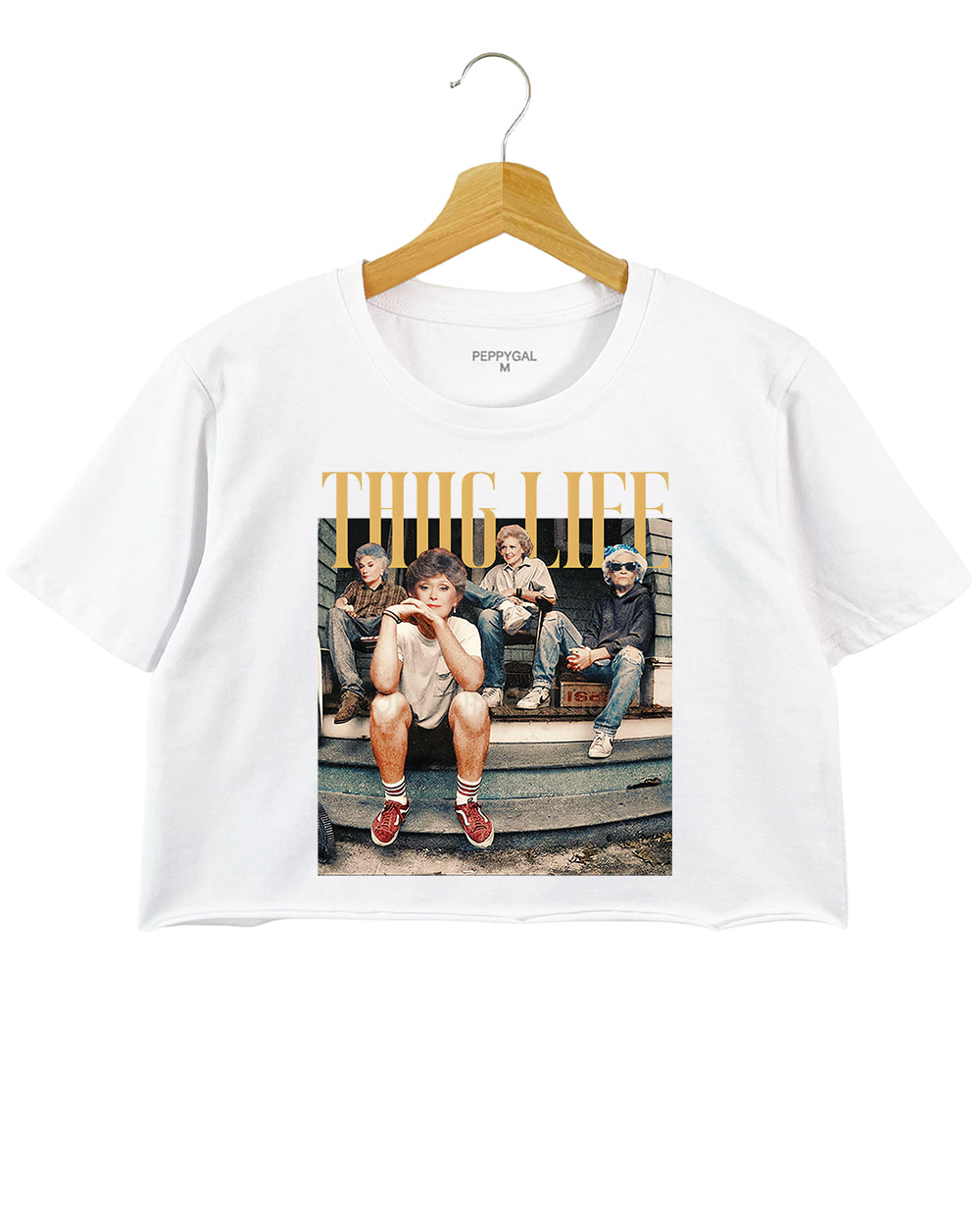 The Golden Girls Thug Life Crop Top