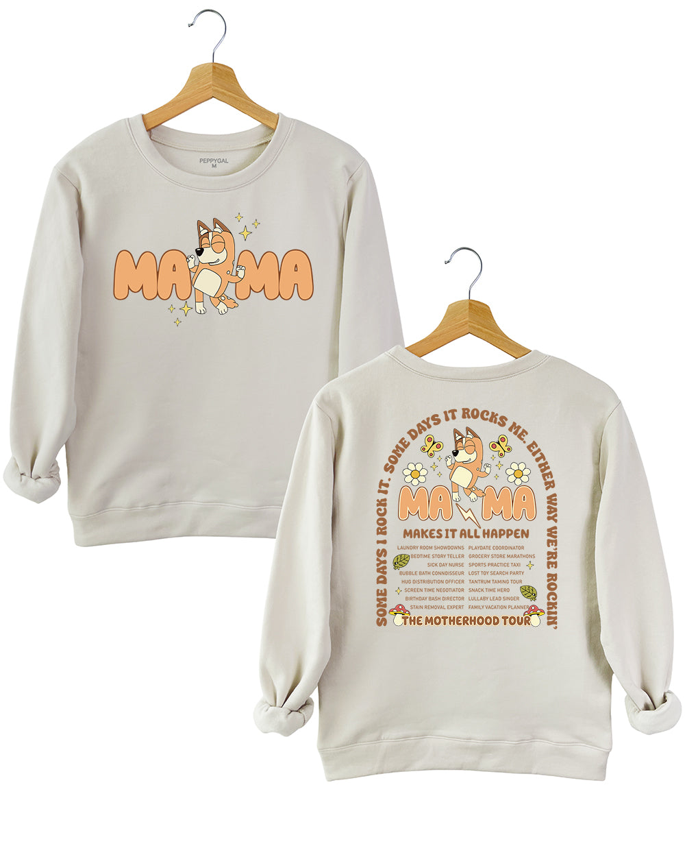 The Motherhood Tour Bluey Mama Sweatshirt