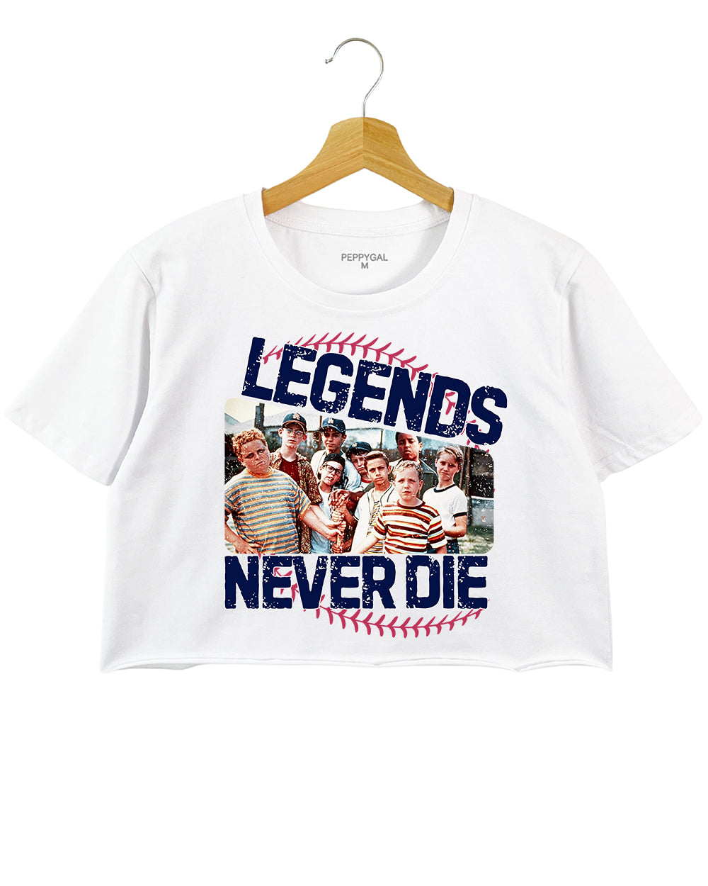 The Sandlot Legends Never Die Crop Top