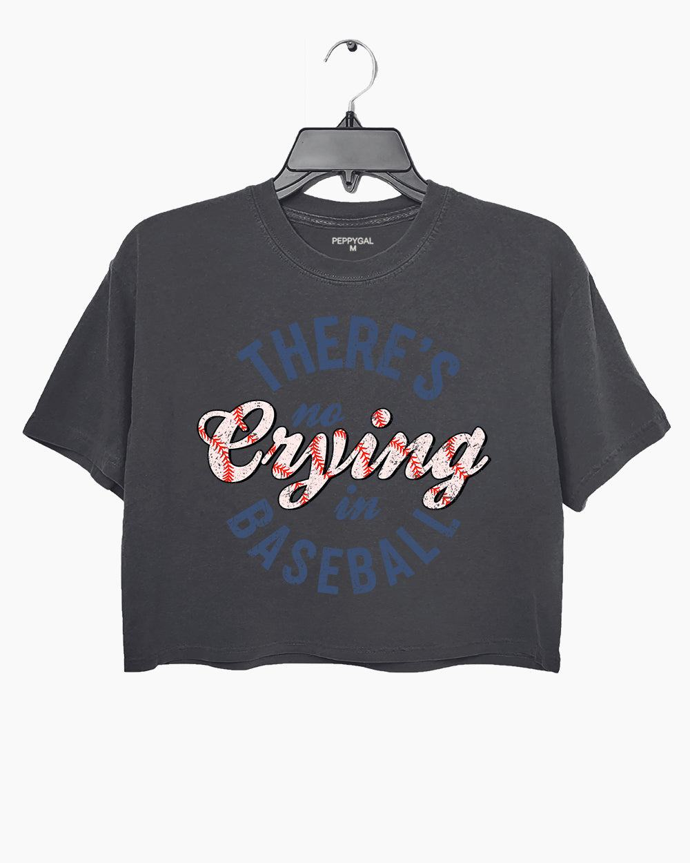 There's No Crying In Baseball Crop Top