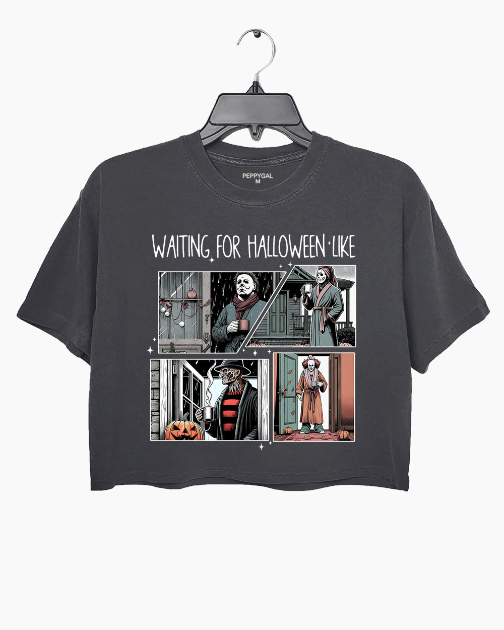 Waiting For Halloween Like Horror Crop Top