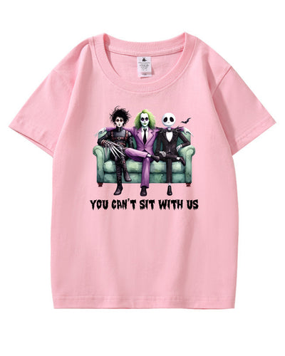 Kids' You Can’t Sit With Us Funny Halloween Tee