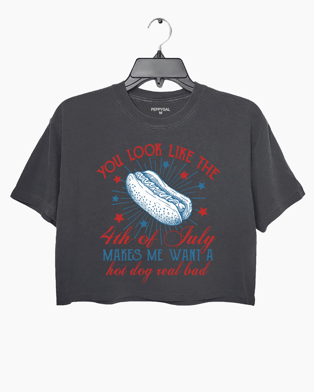 You Look Like The 4th Of July Funny Independence Day Crop Top